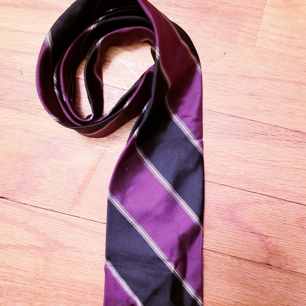 Robert Talbot 100% silk stripe tie